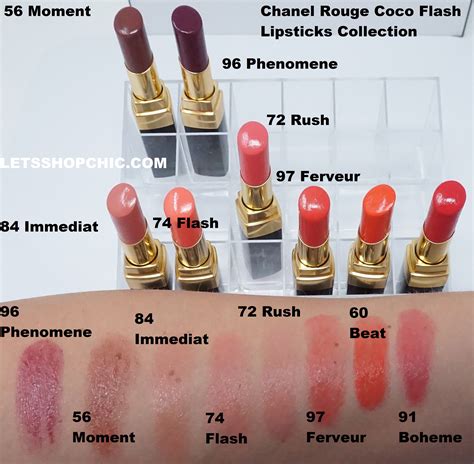chanel lipstick colors